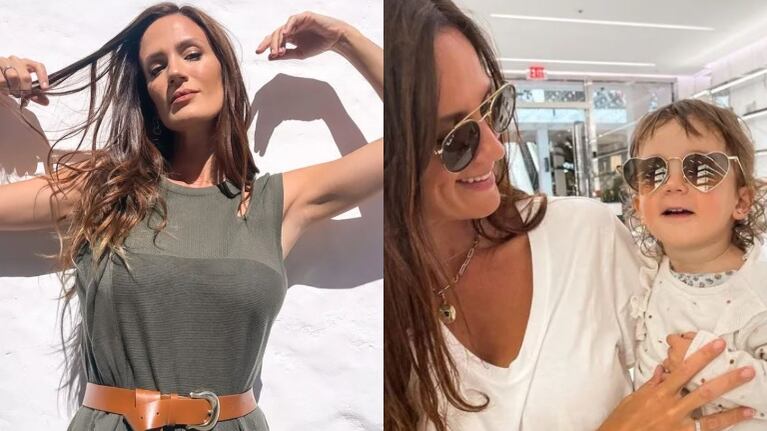 Paula Chaves compartió sus sentimientos por dejar de amamantar a su beba Filipa (Fotos: Instagram)