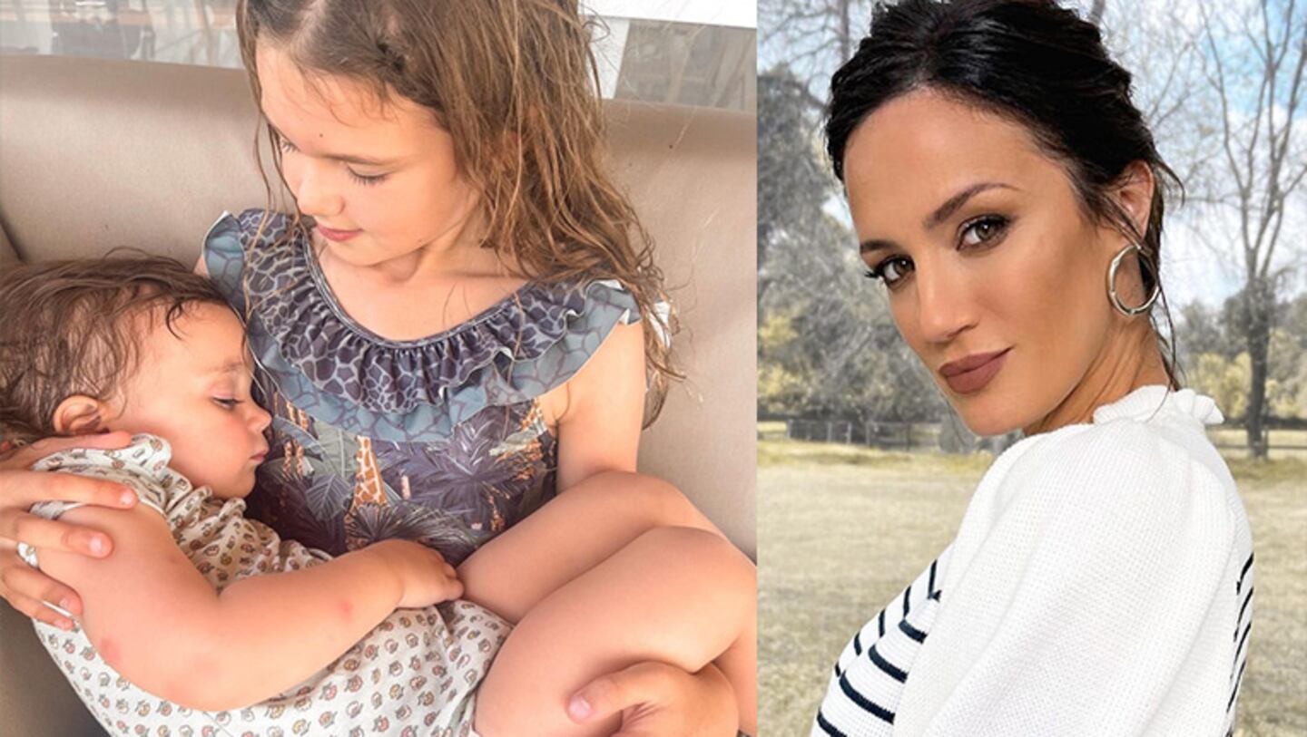 Paula Chaves compartió una dulce foto de sus hijas.