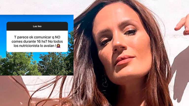 Paula Chaves contó que hace ayuno intermitente y recibió fuertes críticas: su contundente descargo