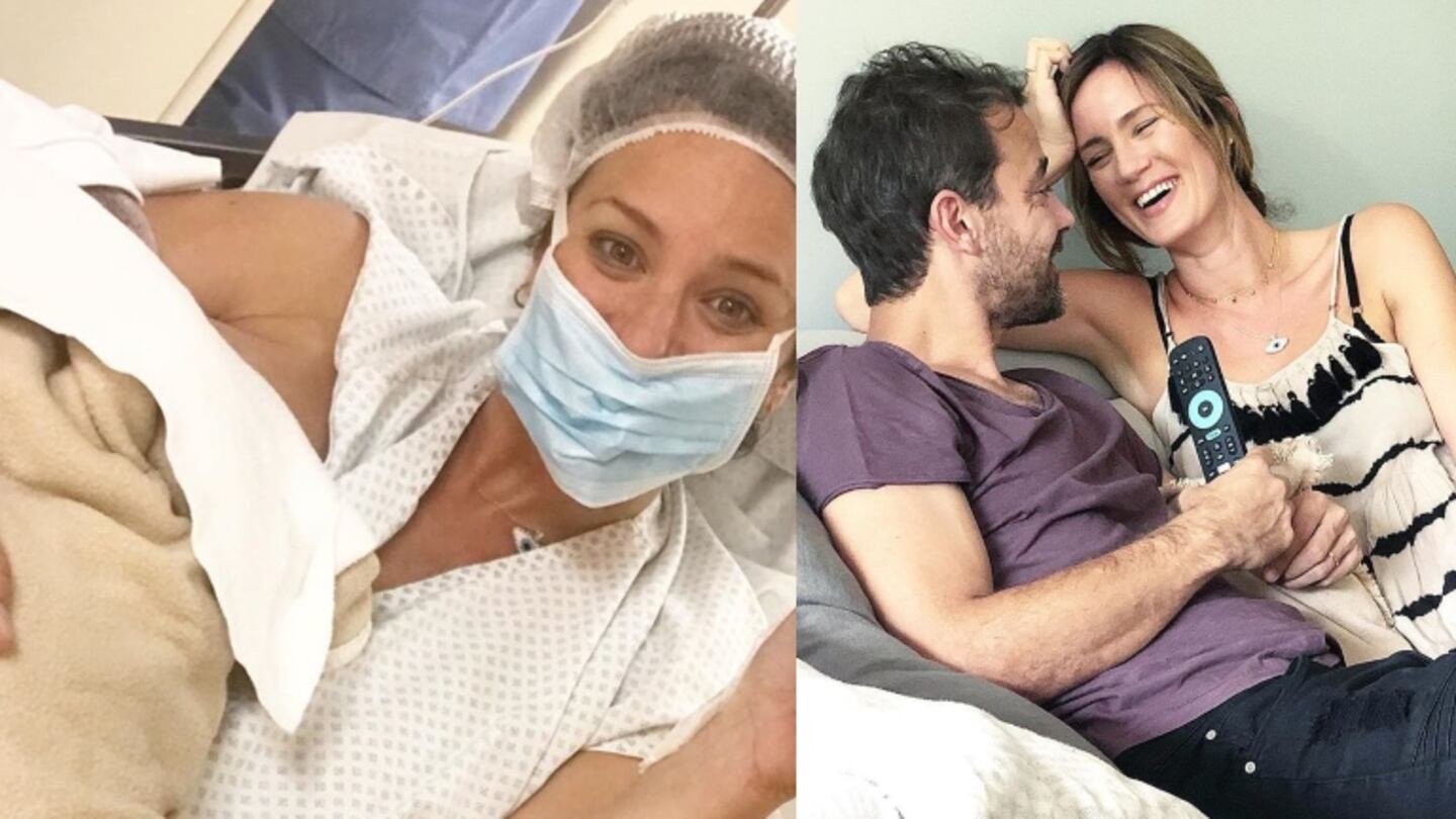 Paula Chaves dio a luz a Filipa por parto natural y pesó 4,600 kg