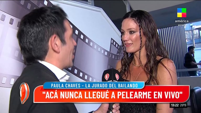 Paula Chaves en una entrevista.