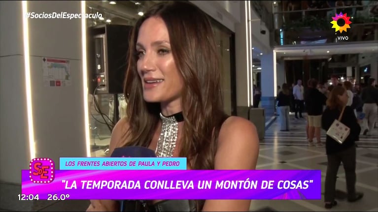 Paula Chaves habló con Socios del Espectáculo.