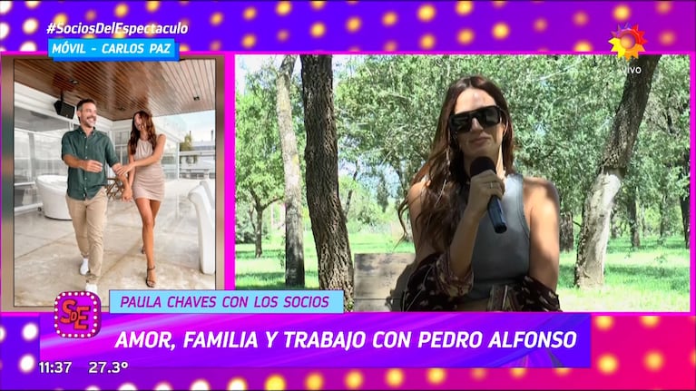 Paula Chaves habló sin filtros de los roces con Pedro Alfonso en el teatro