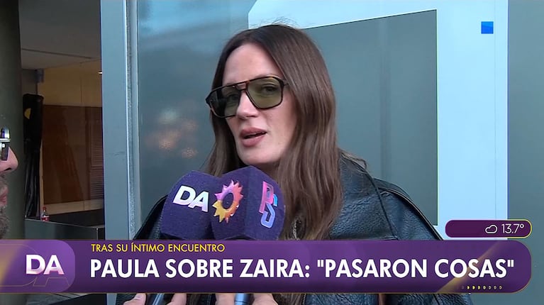 Paula Chaves habló sobre Zaira Nara (captura de América TV)