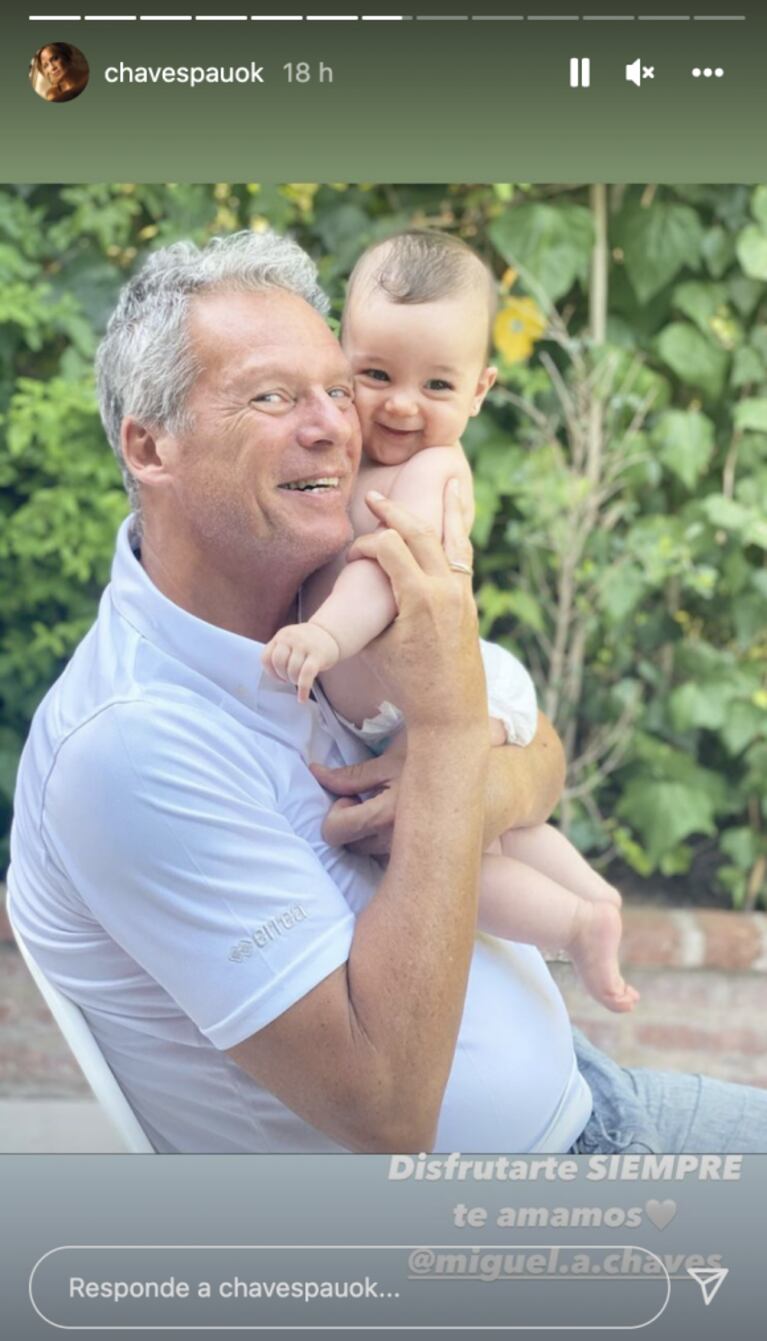 Paula Chaves le dedicó a su papá un profundo mensaje por su cumple: "Te amo con el alma"