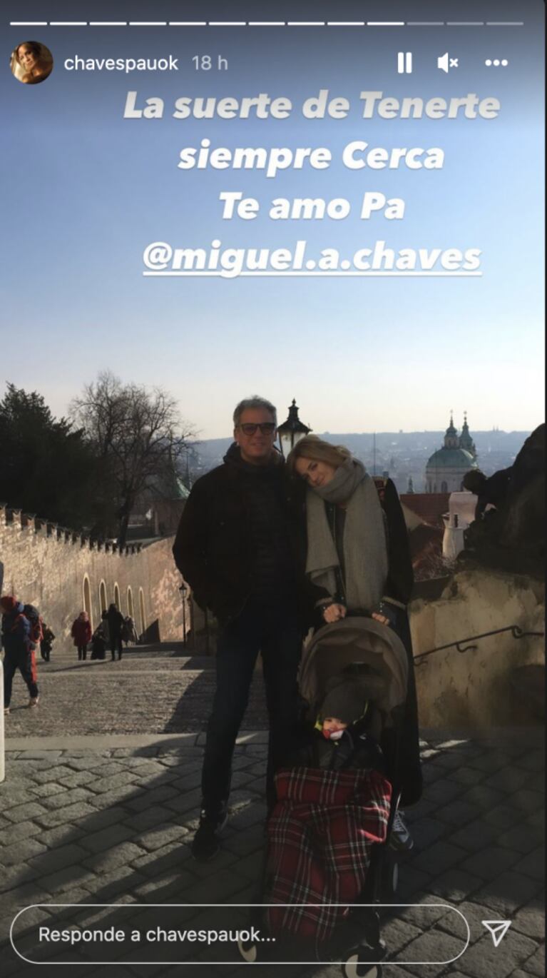 Paula Chaves le dedicó a su papá un profundo mensaje por su cumple: "Te amo con el alma"