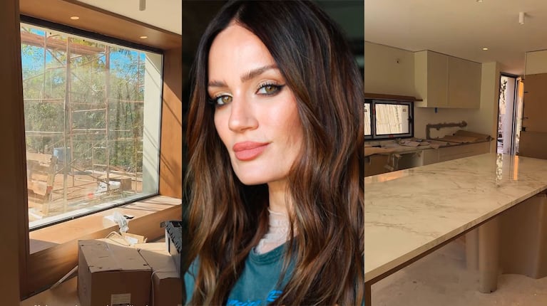 Paula Chaves mostró cómo avanza la remodelación de su increíble casa nueva (captura de Instagram)