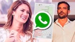 Paula Chaves mostró su divertido chat de WhatsApp con Pedro Alfonso: El nivel de amorosidad y servicio de mi marido