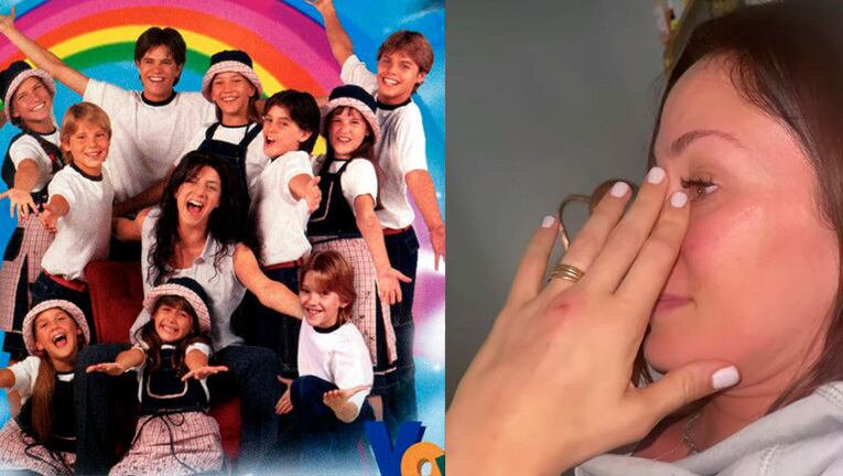 Paula Chaves se quebró en llanto al escuchar las canciones de Chiquititas.