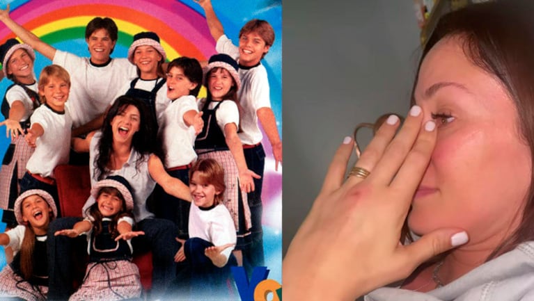 Paula Chaves se quebró en llanto al escuchar las canciones de Chiquititas.