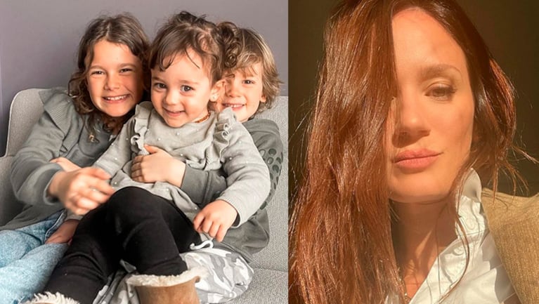 Paula Chaves se quejó porque sus hijos dejaron las toallas tiradas en el piso, al igual que Pedro Alfonso.