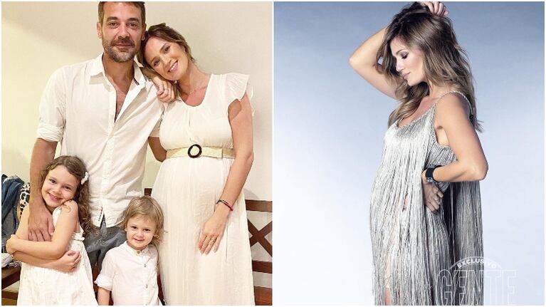 Paula Chaves y el debate familiar para elegir el nombre de su beba en camino (Fotos: Instagram)