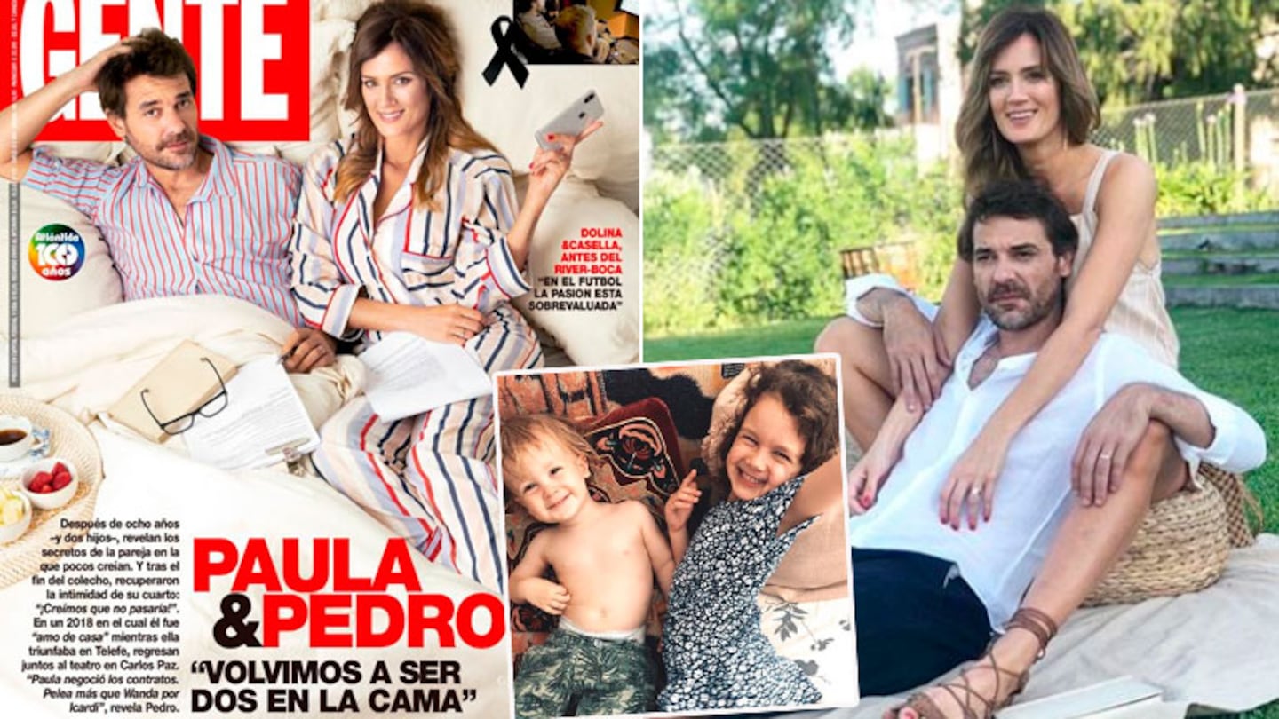 Paula Chaves y Pedro Alfonso le pusieron fin al colecho (Foto: revista Gente)