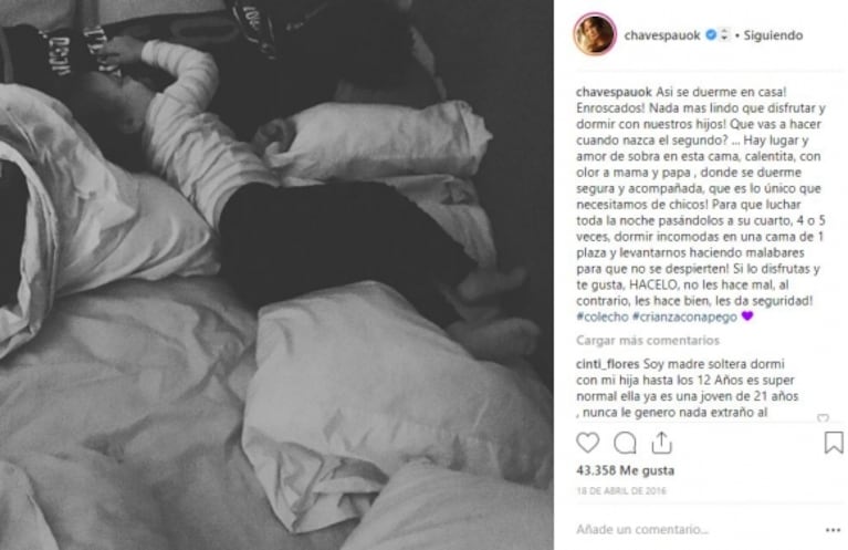 Paula Chaves y Pedro Alfonso le pusieron fin al colecho: "Volvimos a ser dos en la cama" 