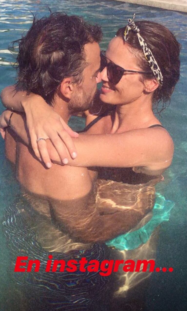 Paula Chaves y Pedro Alfonso mostraron un divertido "en la vida real y en Instagram"