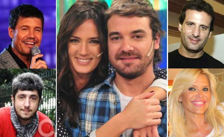 Paula Chaves y Pedro Alfonso recibieron las felicitaciones de sus amigos por Twitter. (Fotos: Web)