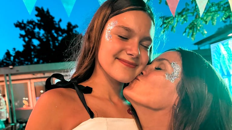 Paula Chaves y su hija mayor, Olivia (Foto: Instagram @chavespauok)