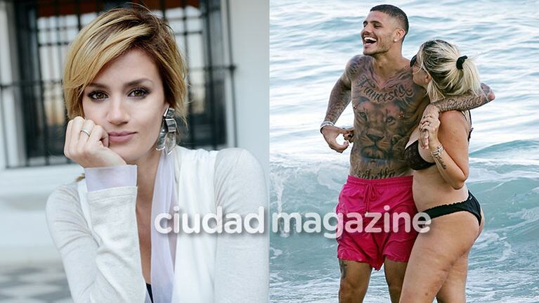 Paula Chaves y Wanda Nara