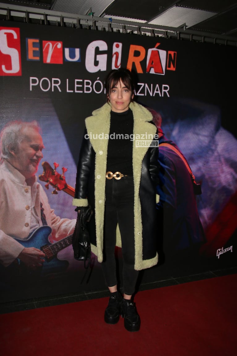 Paula Kohan en el regreso de Serú Girán (Foto: Movilpress).