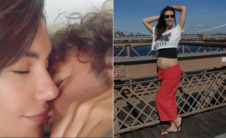Paula Morales mostró por primera vez su pancita de embarazada en Nueva York (Foto: Twitter)