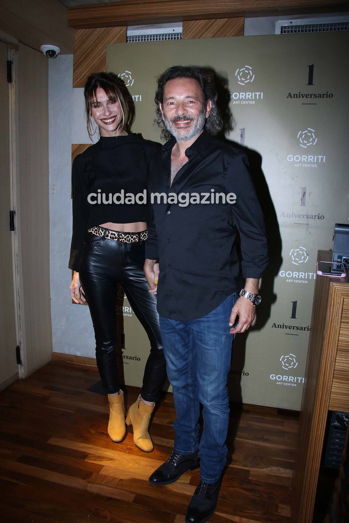 Paula Morales y Fabián Vena en el cumpleaños de José María Muscari. (Foto: Movilpress)