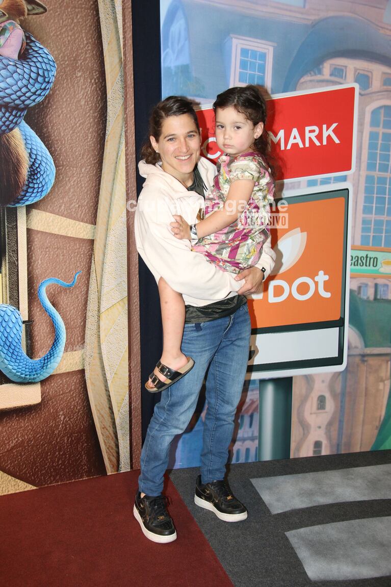 Paula Pareto en el estreno de Zootopia (Foto: Movilpress).