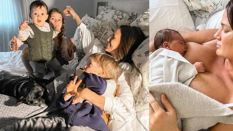 Paula recordó cómo fueron los partos de sus hijos.