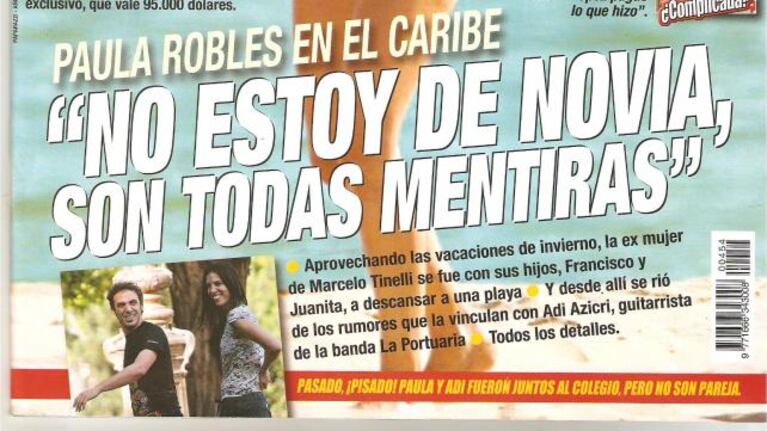 Paula Robles en el caribe: “No estoy de novia son todas mentiras”