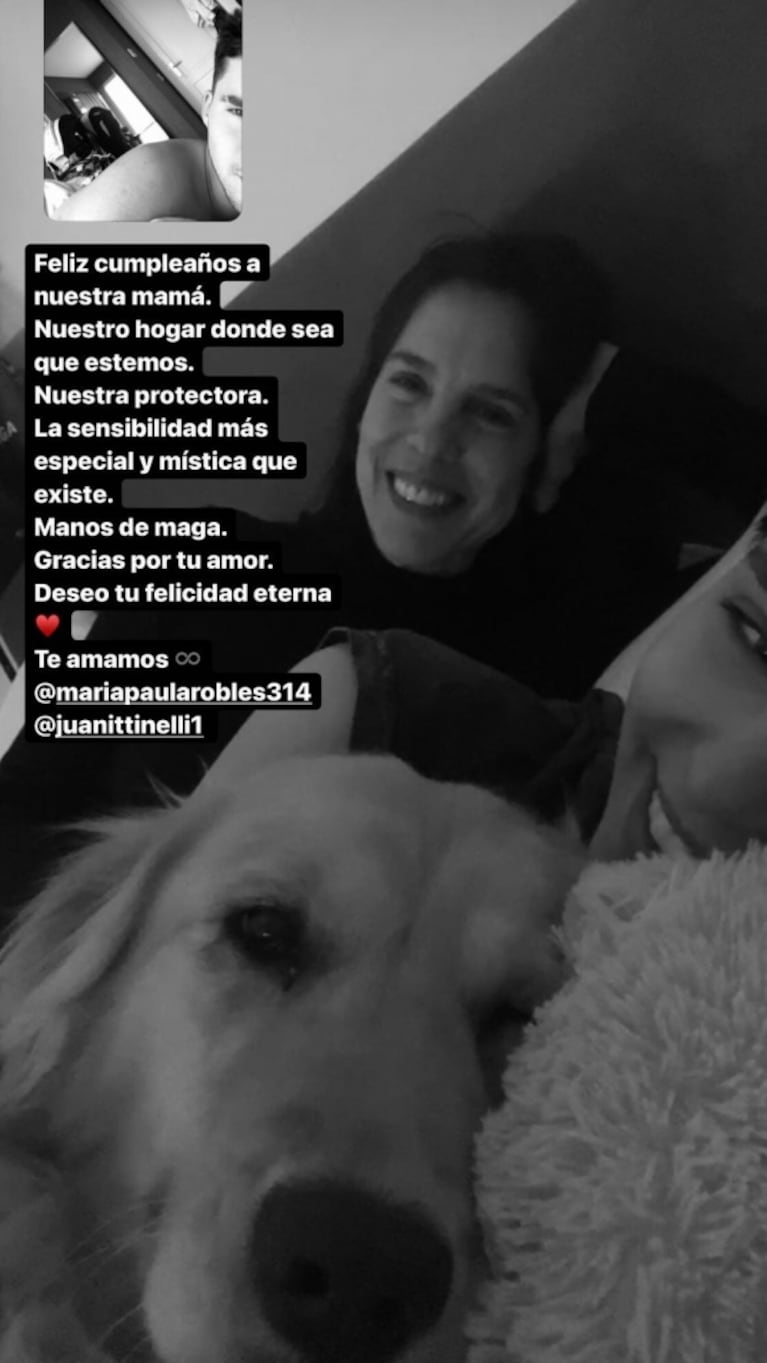 Paula Robles festejó su cumpleaños junto a Marcelo Tinelli y sus hijos: el video a pura risa y complicidad