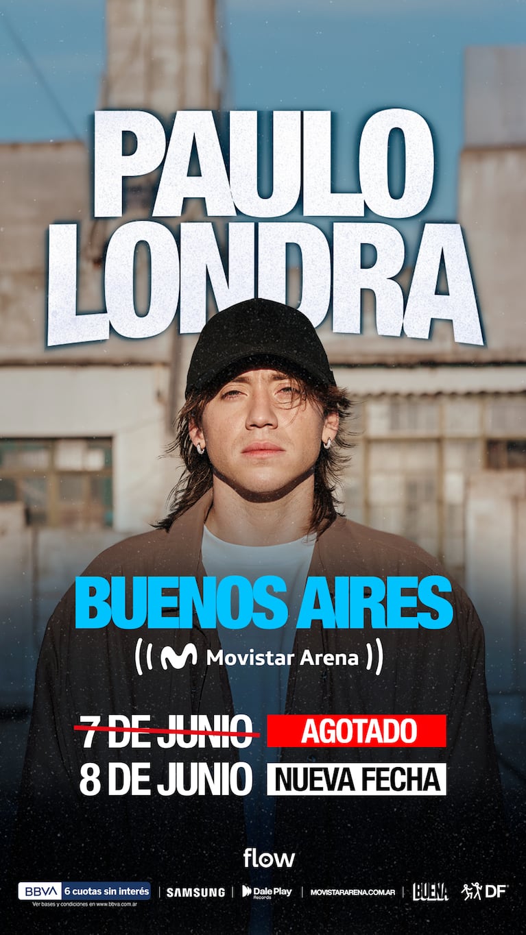 Paulo Londra confirma segunda fecha en Buenos Aires: cuándo y cómo comprar las entradas