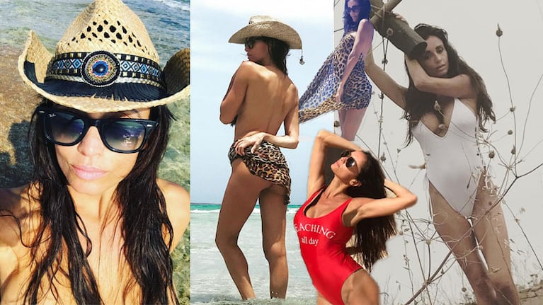 Paz Cornú paseó su lomazo en topless por Ibiza. (Foto: Instagram)