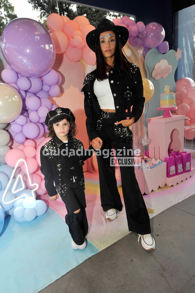 Paz Cornú y su esposo, Diego Orden, le celebraron los 4 años a sus hijos (Foto: Movilpress).