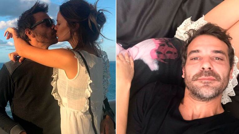 Pedro Alfonso compartió la primera foto de la pancita de Paula Chaves, embarazada de casi cuatro meses