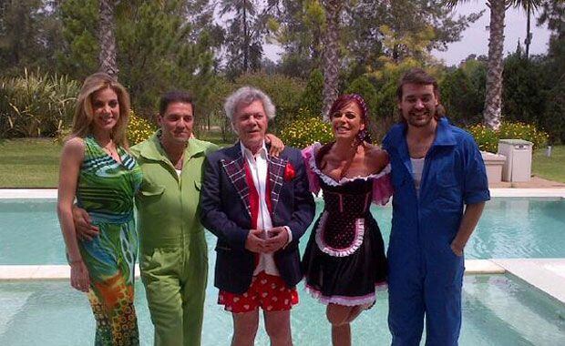 Pedro Alfonso festejó su cumpleaños junto al elenco de Mansión imposible (Foto: Twitter).