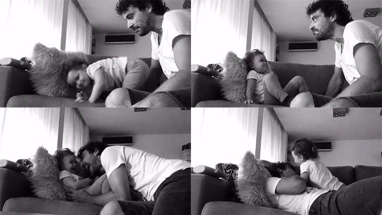 Pedro Alfonso y Olivia, tentadísimos en el sillón.