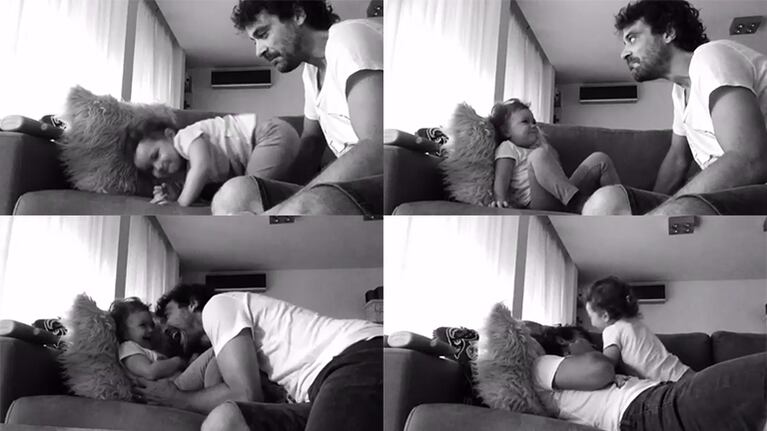 Pedro Alfonso y Olivia, tentadísimos en el sillón.