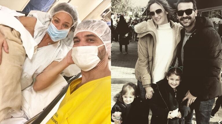 Pedro Alfonso y Paula Chaves compartieron su primera foto junto a Filipa, su hija recién nacida: Estamos muy felices