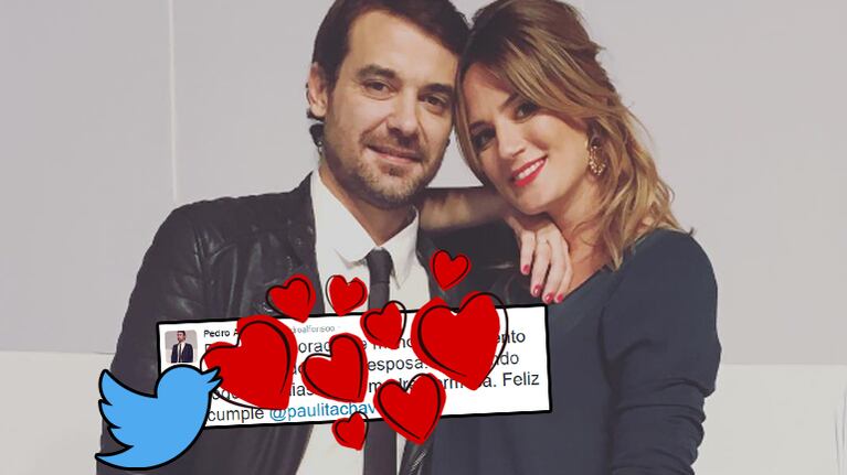 Pedro Alfonso y un romántico saludo de cumpleaños a Paula Chaves (Foto: Instagram)
