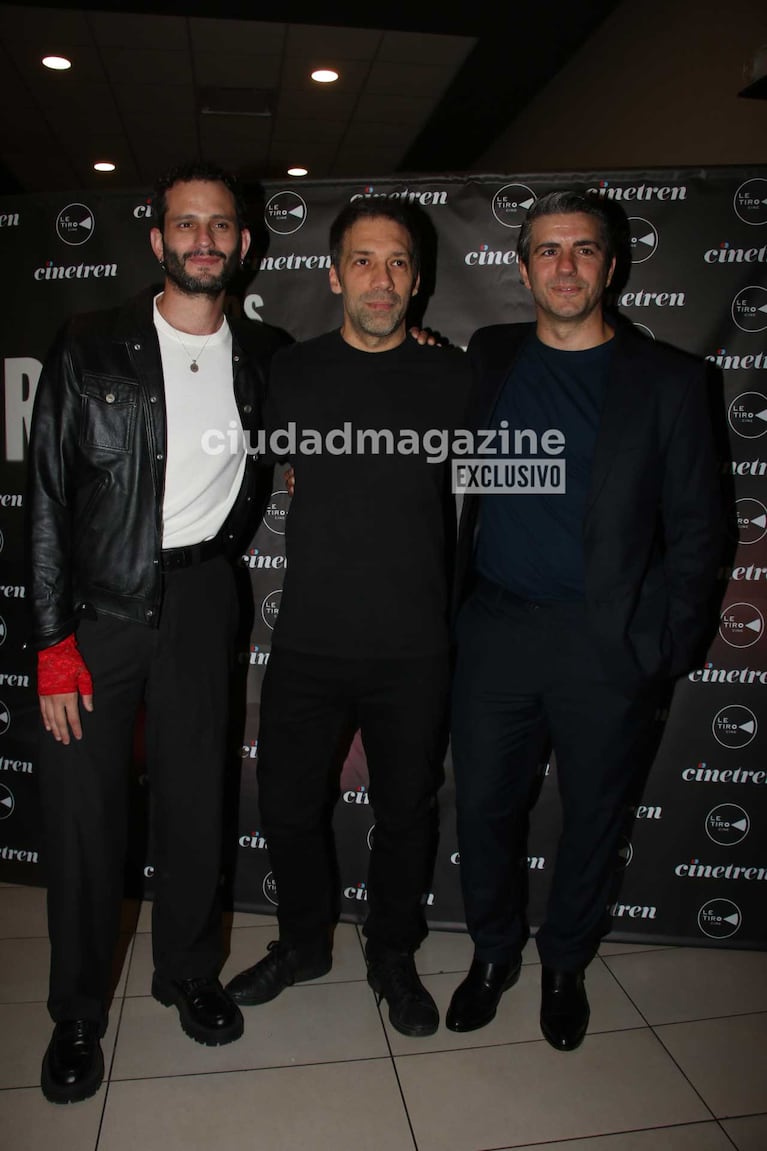 Pedro Fonatine, Santiago Esteves y Marco Antonio Caponi (Foto: Movilpress)