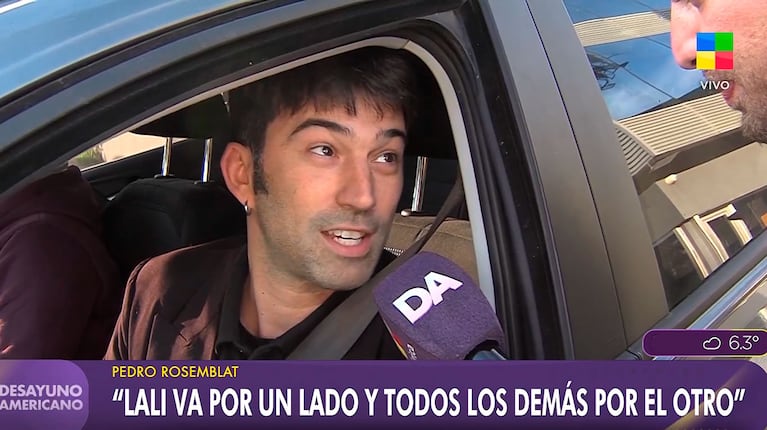 Pedro Rosemblat fue letal con Marcelo Polino por sus críticas a Lali: “Es terrible la enana, mi solidaridad”