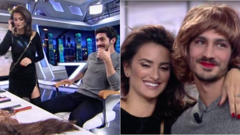 Penélope Cruz transformó al Chino Darín en mujer en la TV española