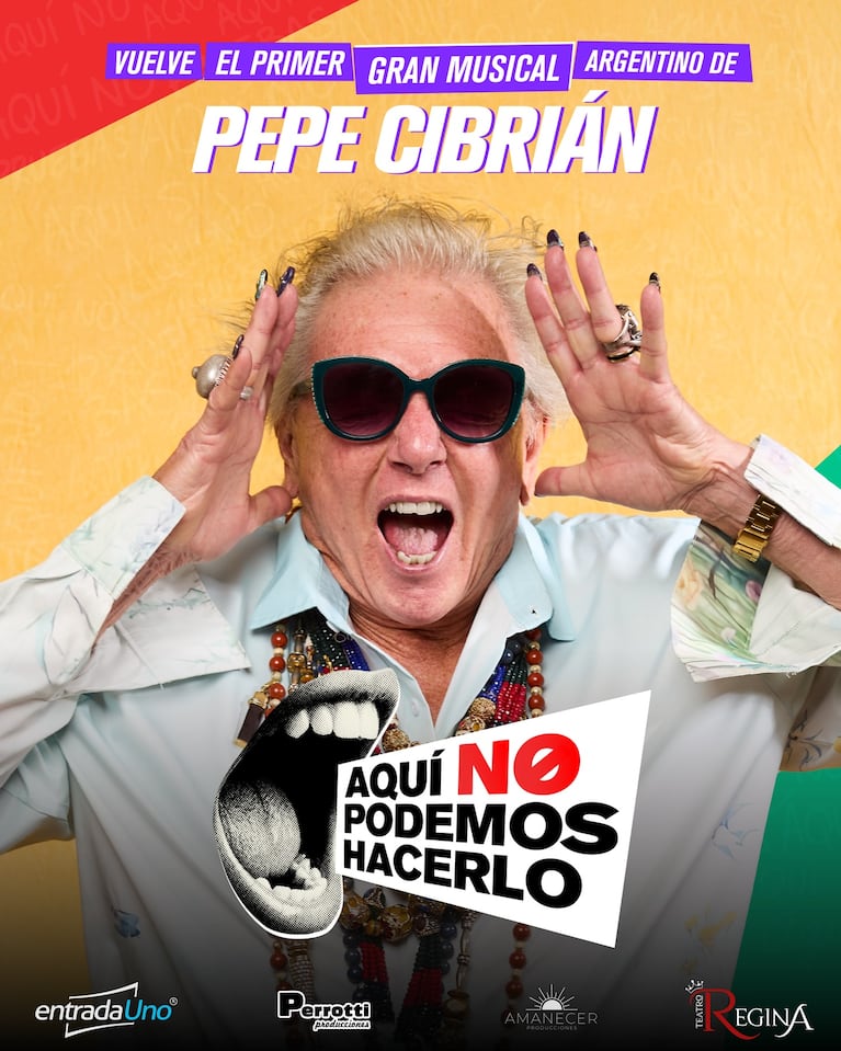 Pepe Cibrián vuelve con ‘Aquí no podemos hacerlo’, su emblemático musical: cuándo estrena y dónde | Créditos: Instagram @pepecibrianc