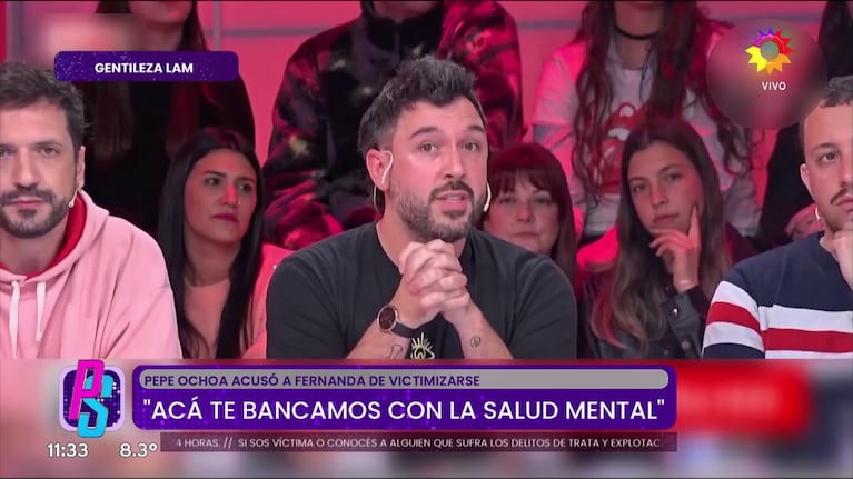Pepe Ochoa en LAM (Foto: captura de eltrece).