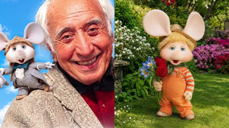 Peppino Mazzullo y el Topo Gigio (Foto: Instagram @topo_gigio.official)