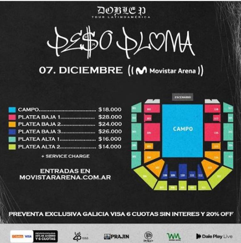 Peso Pluma llega a la Argentina: precios y cómo comprar las entradas