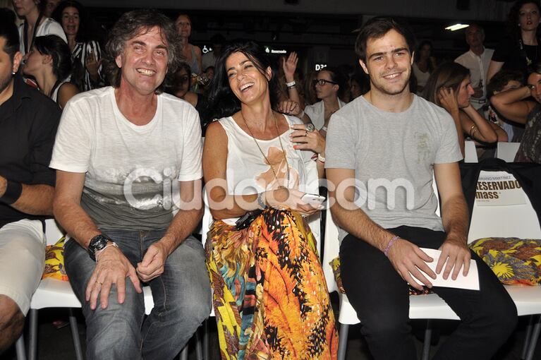 Peter Lanzani alentó a Martina desde el público (Fotos: Jennifer Rubio). 