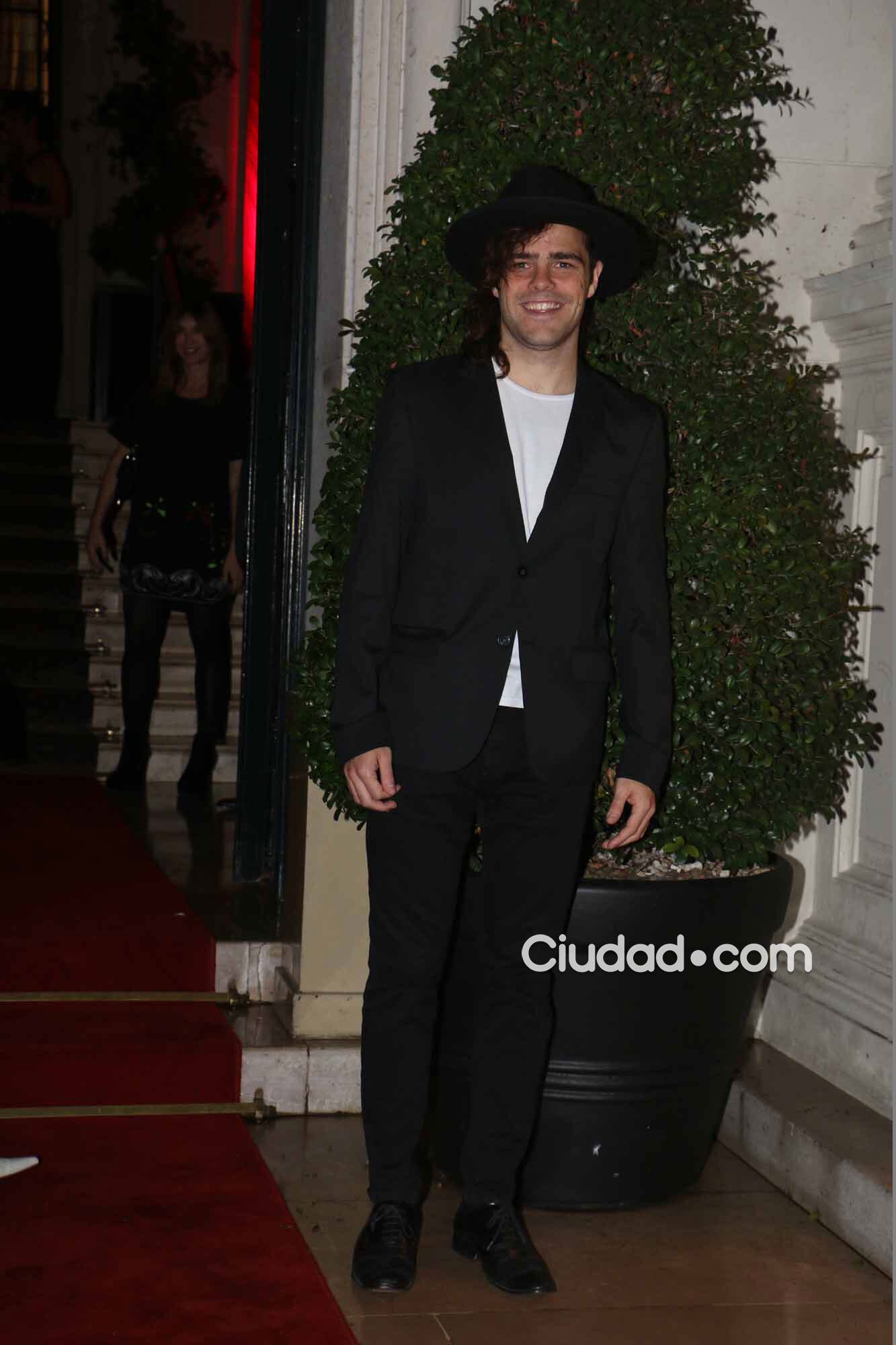 Peter Lanzani, en la fiesta de Pampita y Benjamín Vicuña (Foto: Movilpress)