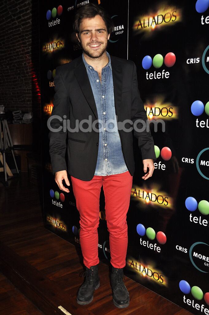 Peter Lanzani en la presentación de la segunda temporada de Aliados. (Foto: Jennifer Rubio - Ciudad.com)