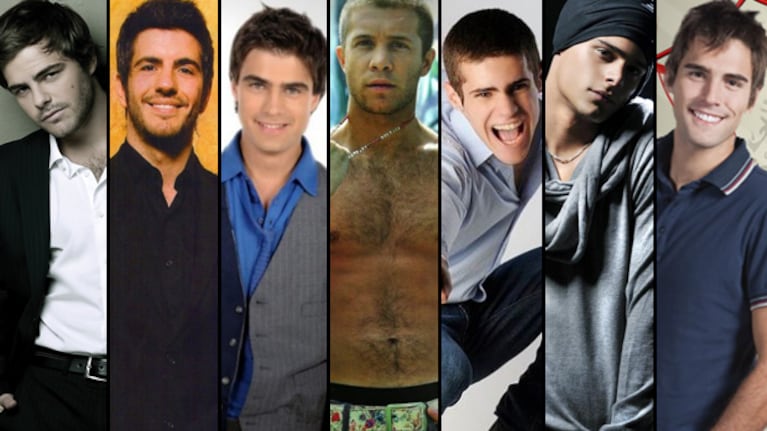 Peter Lanzani, Marco A. Caponi, Santiago Ramundo, Tacho Riera, Lucas Velasco, Gastón Soffritti y Nicolás Furtado. (Fotos: Web)