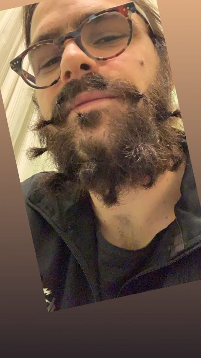 Peter Lanzani mostró su súper cambio de look y lo compartió en redes: ¡chau barba y bigote!